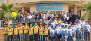 مراسم تجلیل از برترین های فوتبال و فوتسال شهر بهارستان برگزار شد